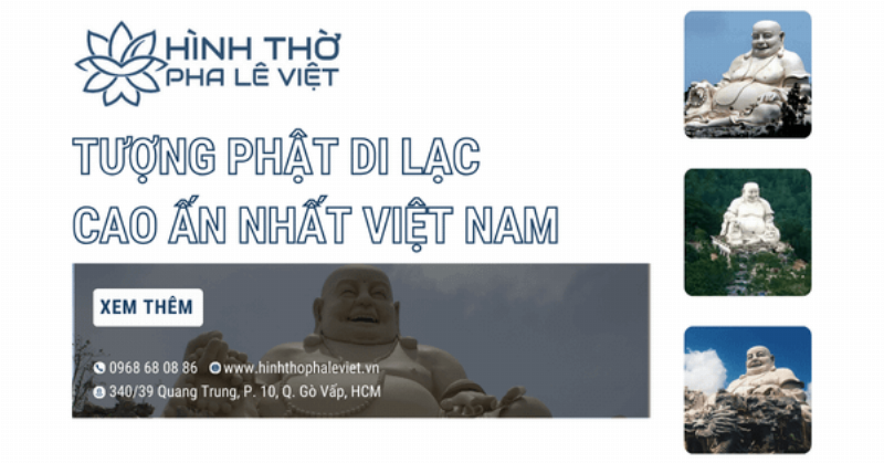 Tượng Phật A Di Đà cao nhất Việt Nam tại chùa Đại Tòng Lâm tự, biểu tượng của sự từ bi và trí tuệ